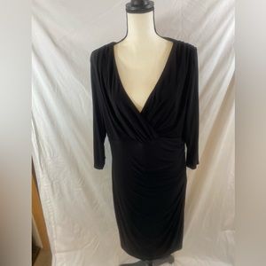 Black Rafael Lauren dress size 16 w